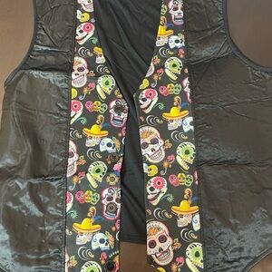 Halloween men’s Day of the Dead Vest